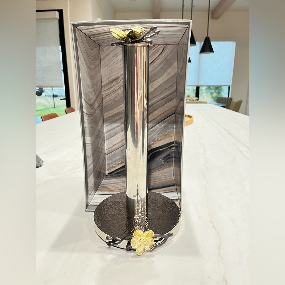 Michael Aram Gold Orchid Paper Towel Holder
